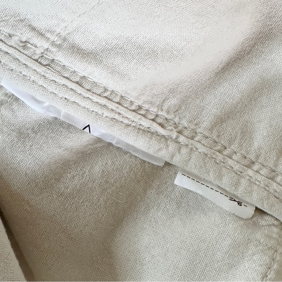 Zara Oversized Cotton Chore Jacket Natural XL Buttons - Picture 5 of 6